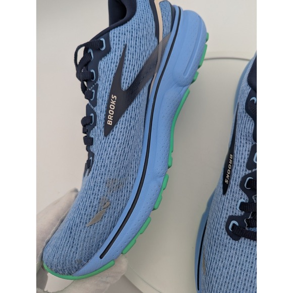 Brooks Ghost 15 Blue Running Shoes Women's Size 9.5 B Medium Road Athletic Gym - Picture 7 of 9